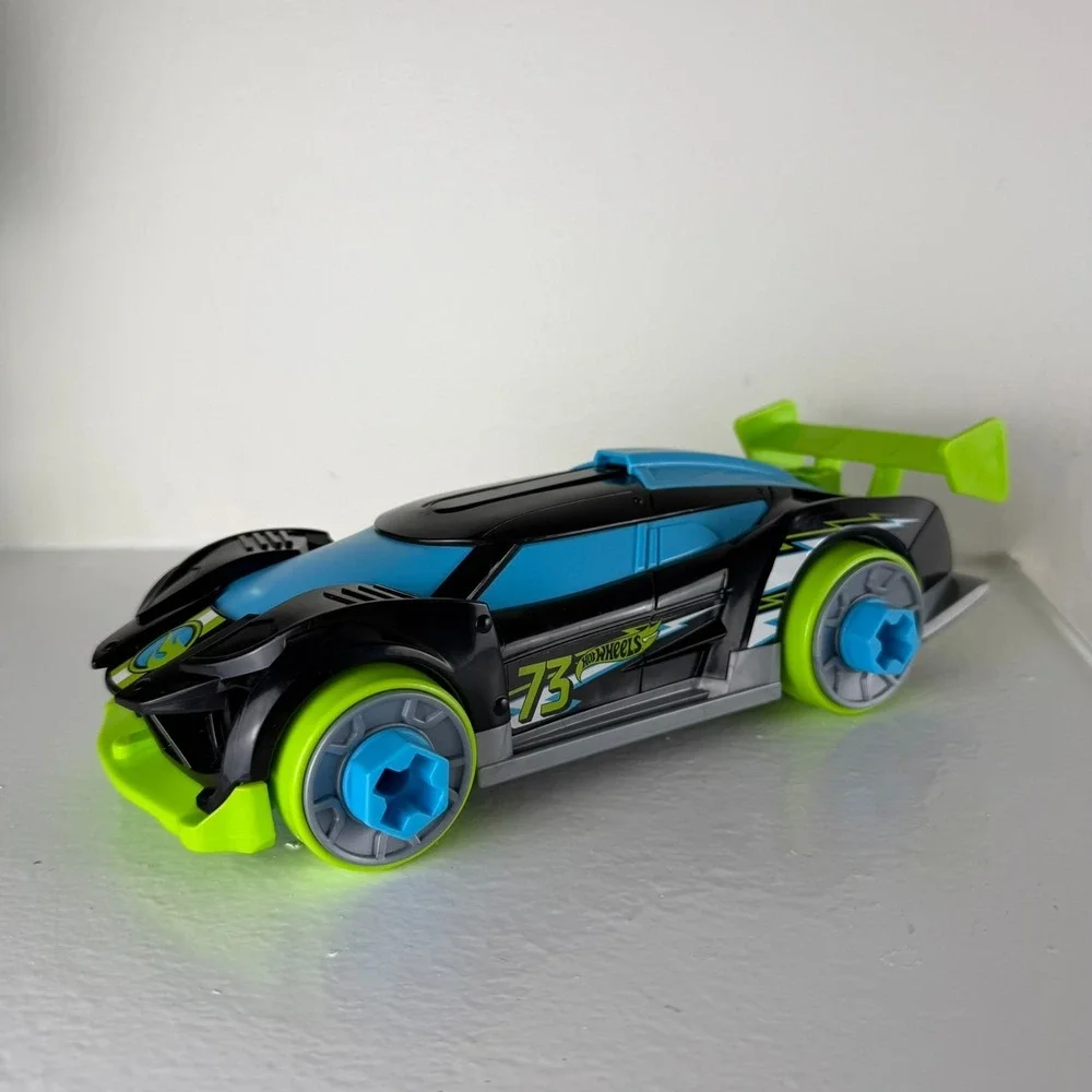 Hot Wheels Ready-to-Race‎ Car Builder Set  Super Blitzen Kids Toys